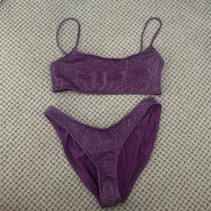 Triangl Purple Mica Swimsuit Size Small